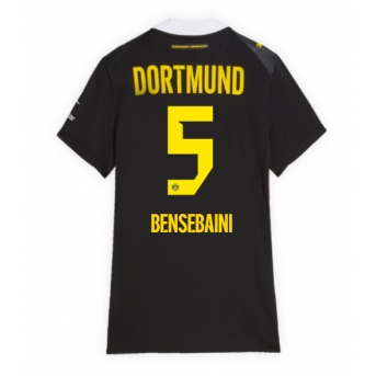 Borussia Dortmund Ramy Bensebaini #5 Maglia Gara Trasferta Repliche 2026-27 Donna Maniche Corte